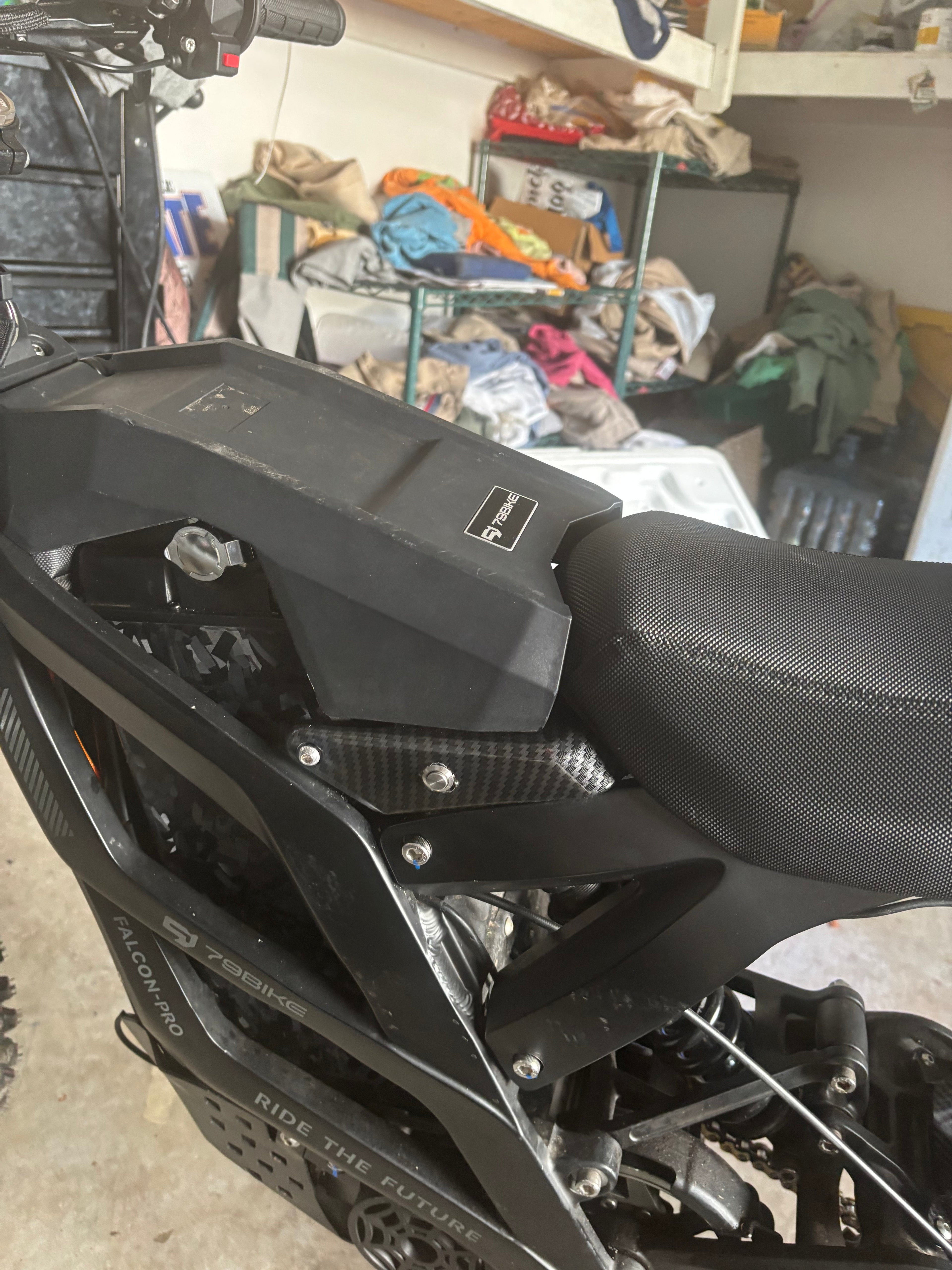 Carbon Fiber Battery Under Piece